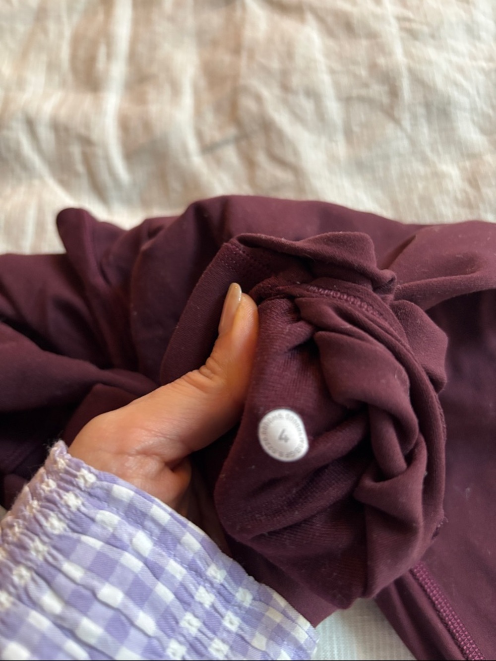 lululemon athletica Maroon High-Rise Leggings - Picture 4 of 5